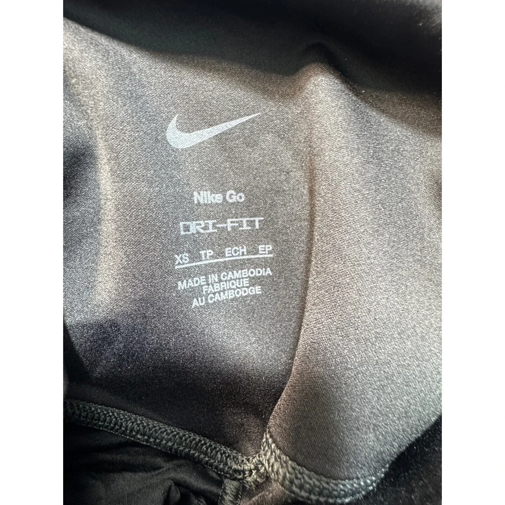 Nike Go  High Rise Full Length Running Tights Leggings Womens XS Black